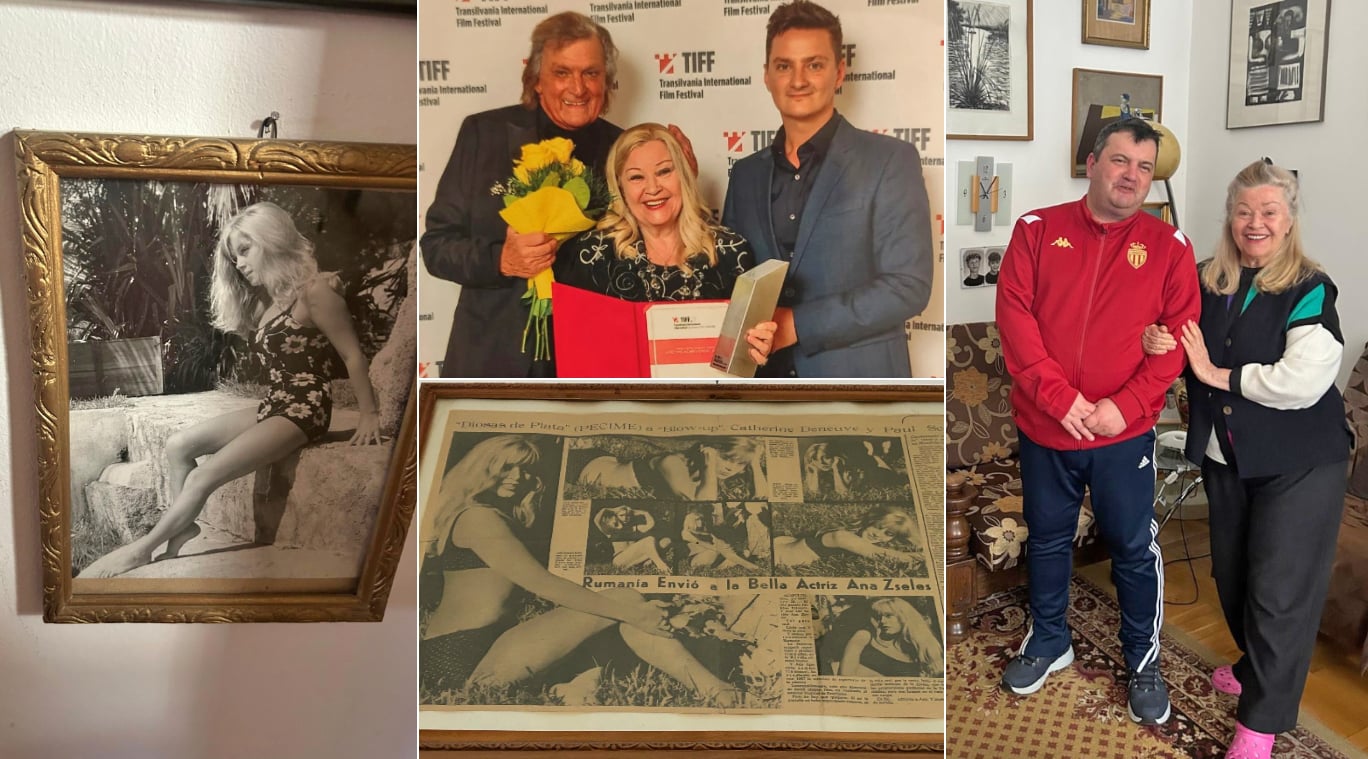 Actrița Anna Szeles, fosta soție a lui Florin Piersic: „Nu m-am considerat frumoasă. Dar m-au pus în ziare pe mine mare și pe Catherine Deneuve, mică! Florin? Îl respect pentru că îl avem pe Daniel!”. Cum „s-au bătut” Nicu Ceaușescu și Piersic pentru ea